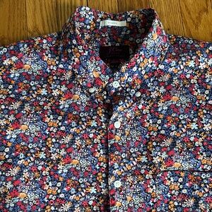 J Crew x Liberty of London Men's Floral Button Down Shirt - Multicolor